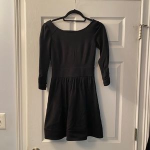 Diane von Furstenberg  BLACK CREPE DRESS